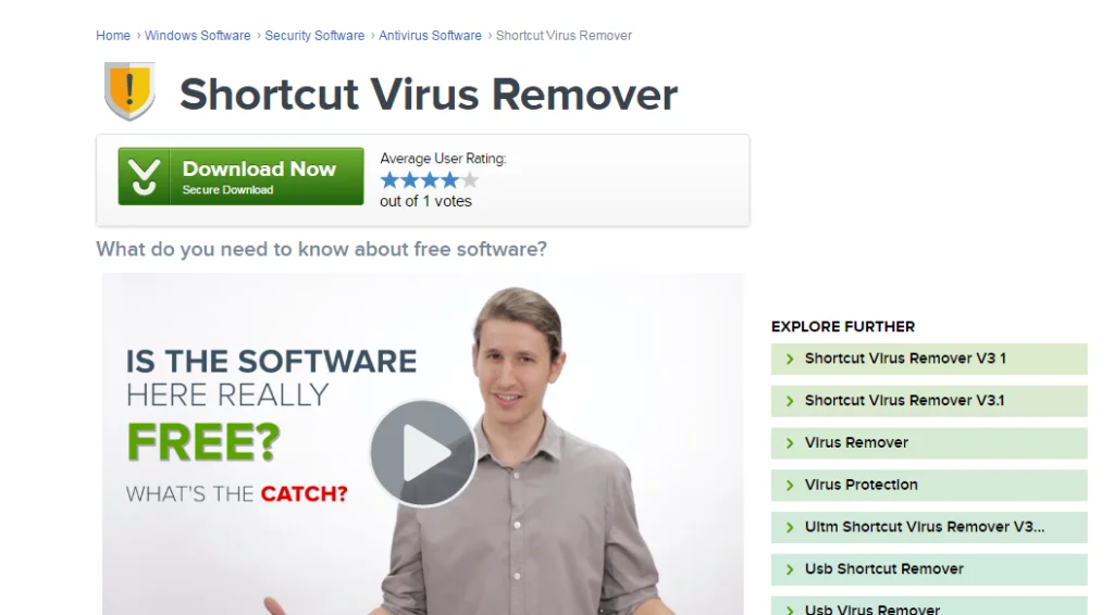 Shortcut Virus Remover helps to remove shortcut virus from PC and Pen-drives