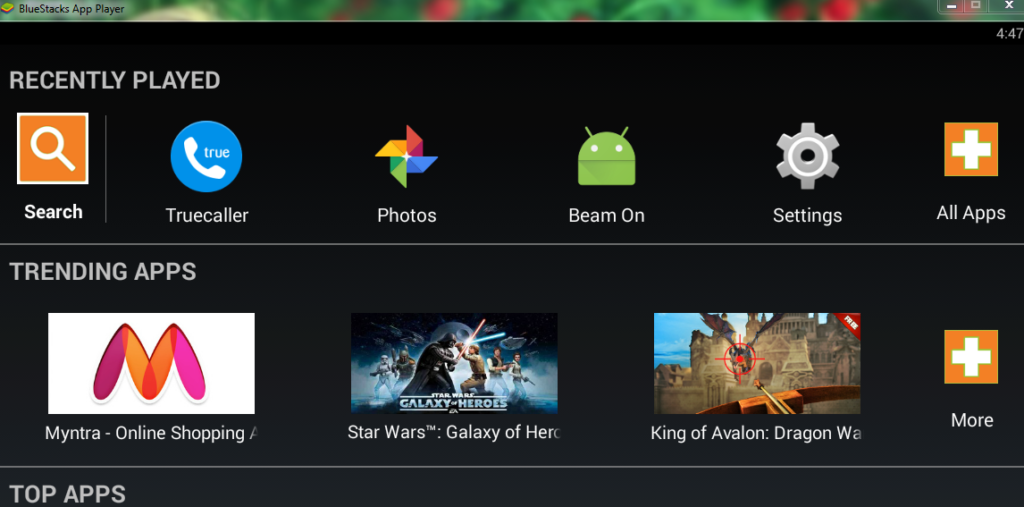 run android application on bluestack app player