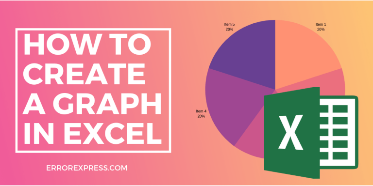 how to create a graph in excel file