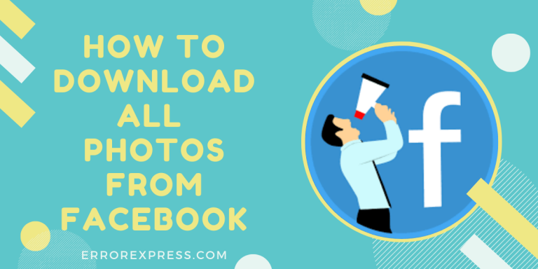 how to download all my photos from Facebook