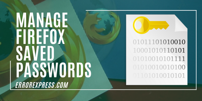 Manage Firefox saved passwords and disable, secure, update passwords