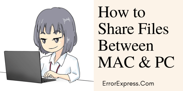 How to Share Files Between MAC & PC