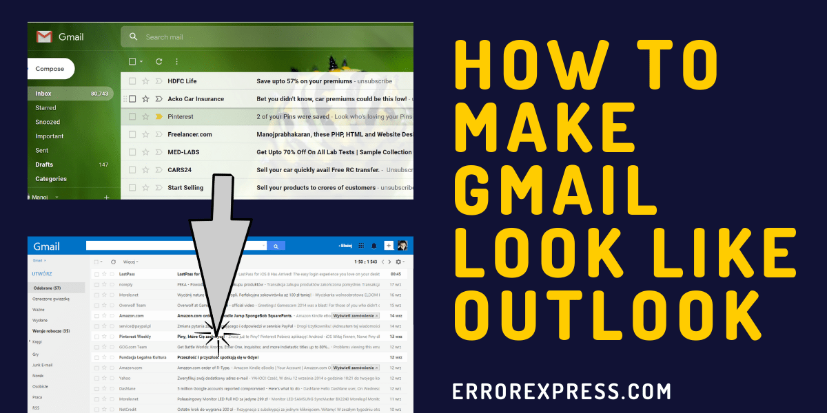 How to make Gmail look like Outlook