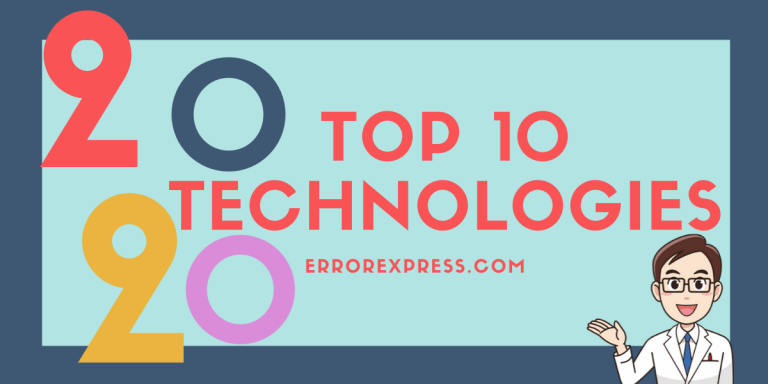 Top 10 technologies to learn in 2020