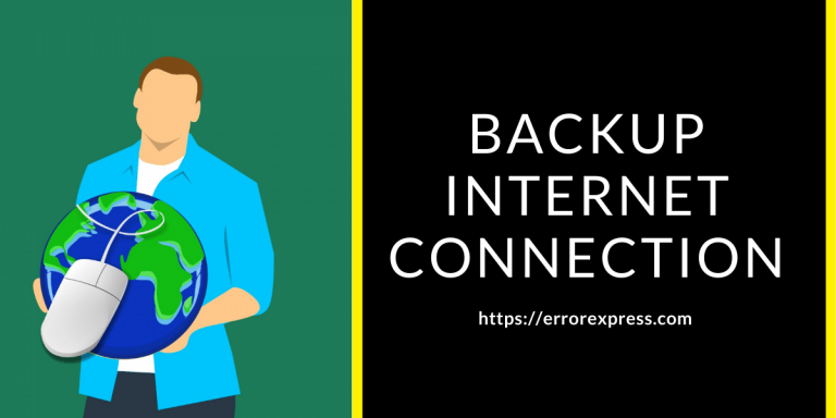 What is the use of backup internet connection