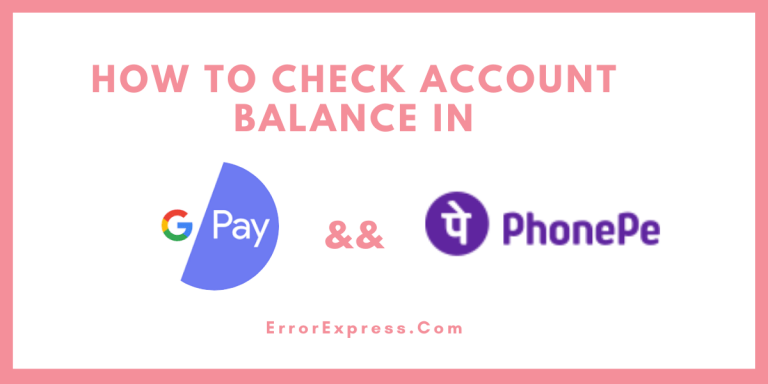 How to Check Account Balance in Google Pay & PhonePe New Update (2020){ with images}