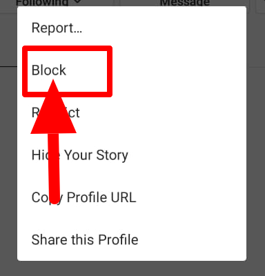 block option 