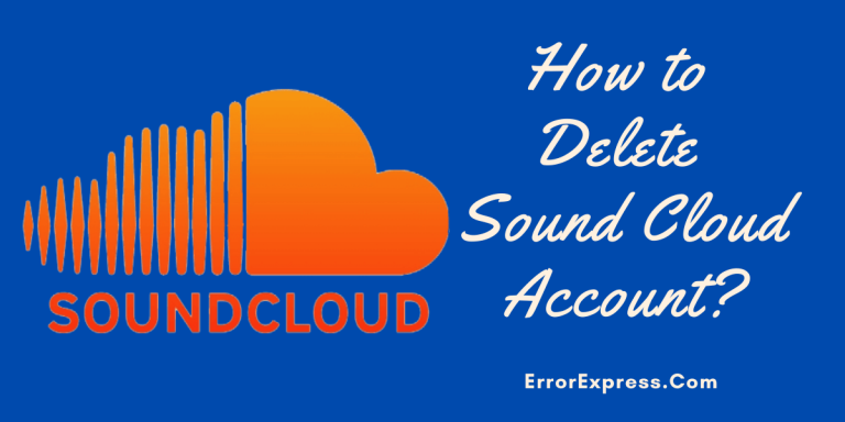 How to delete sound cloud account