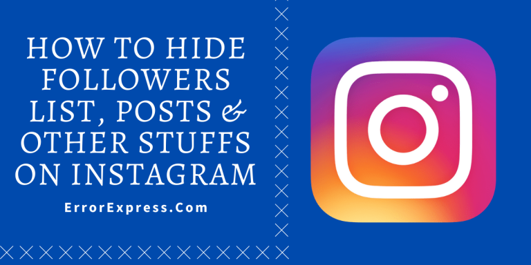 How to hide followers list, posts and other stuffs on Instagram