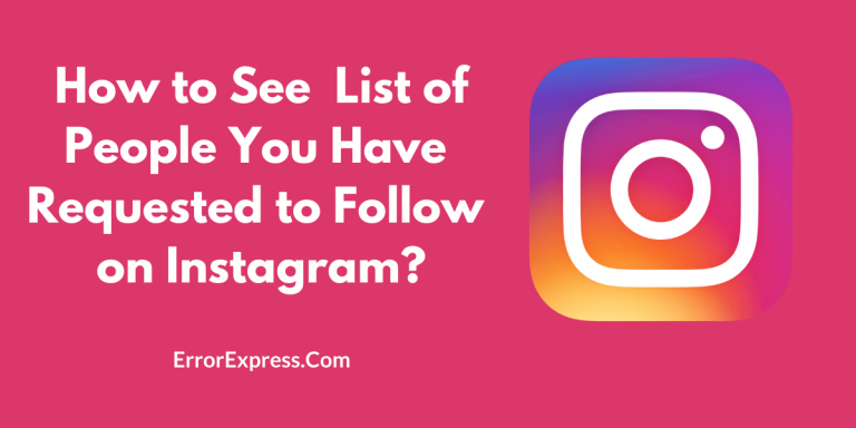 Instagram com accounts access tool current follow requests | How to See List of People You Have Requested to Follow on Instagram