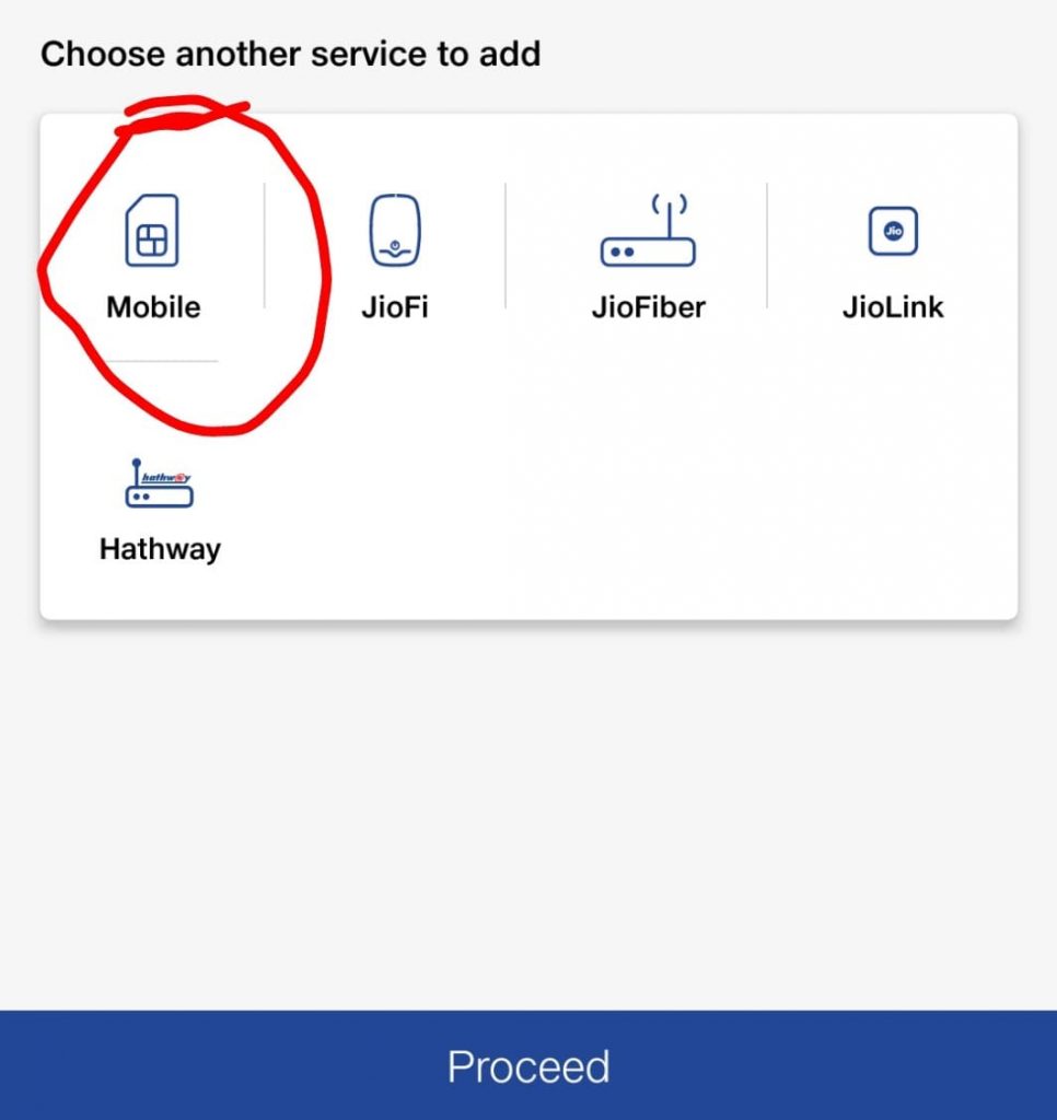 choose the mobile service