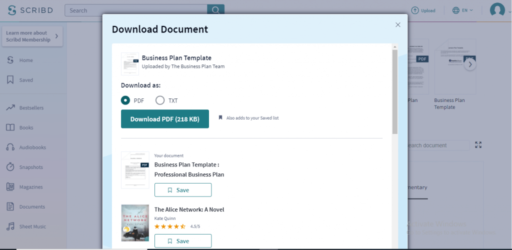 choose the download document text or PDF
