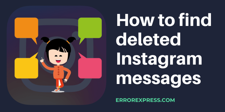 Steps to find deleted Instagram messages