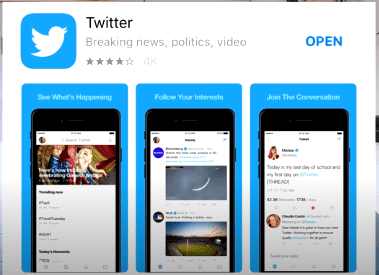 Twitter installation