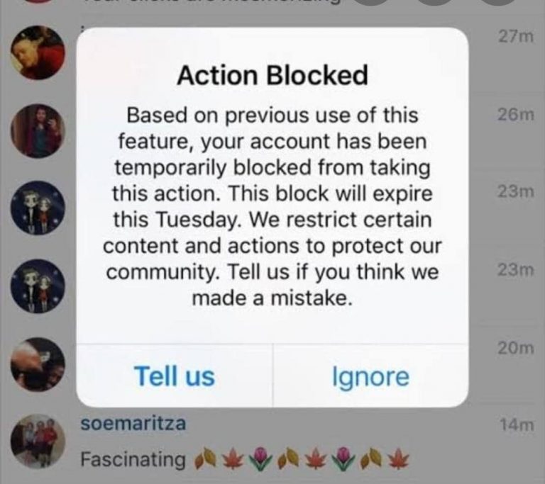 Instagram Temporarily Blocked For Going Too Fast Error Express
