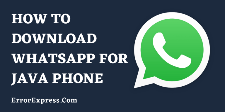 How to download WhatsApp for java phone
