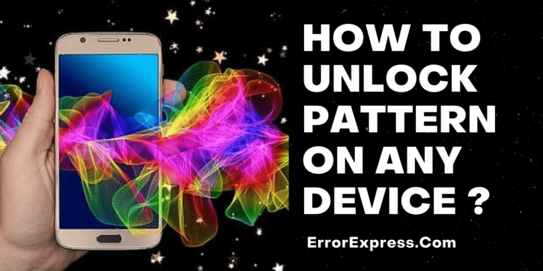 How to unlock pattern on any device without google account