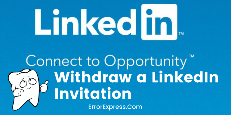 How to withdraw a LinkedIn invitation