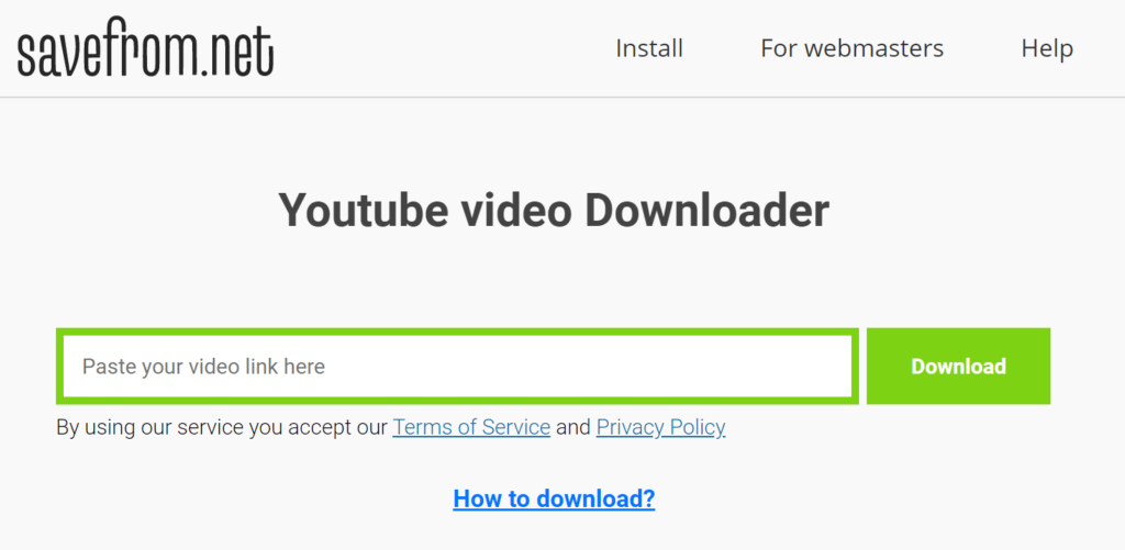 Open the en save from net website