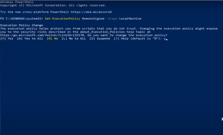 How to fix running scripts is disabled on this system error