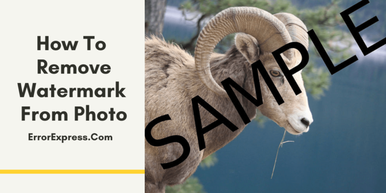 How To Remove Watermark From Photo: Things I Wish I'd Known Earlier
