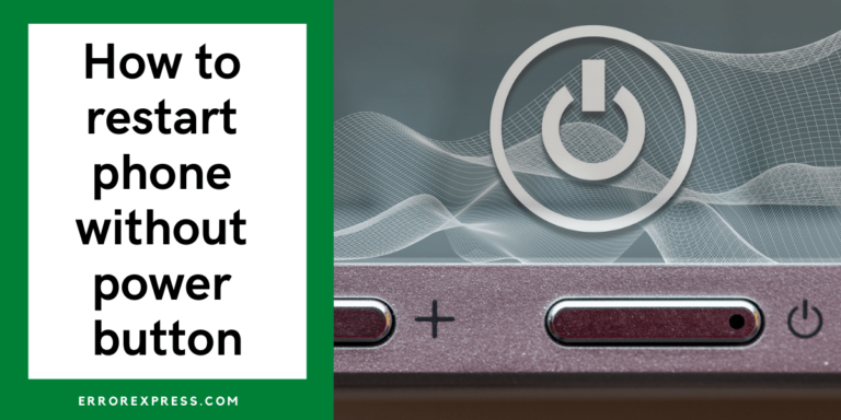 How to restart phone without power button