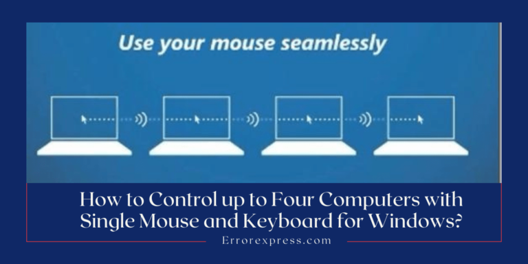 How to Control up to Four Computers with Single Mouse and Keyboard for Windows