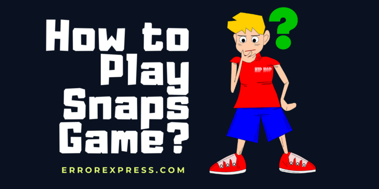 How to Play Snap games