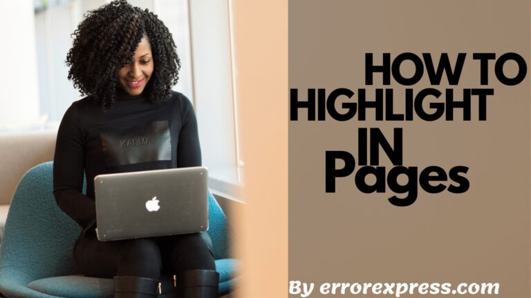 How to highlight in pages on mac and iPhone