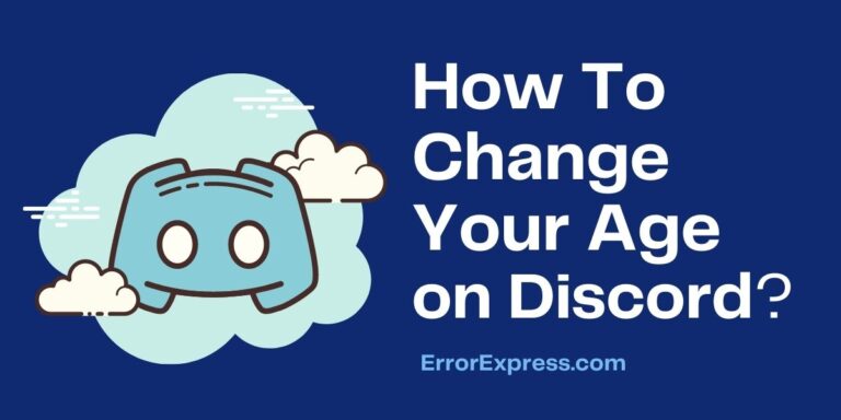 This image shows the title, which is How to change your age on discord