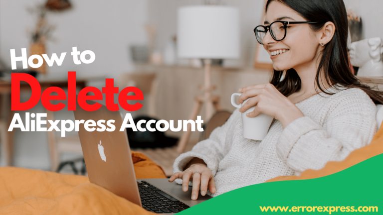 The Image says How to delete AliExpress Account