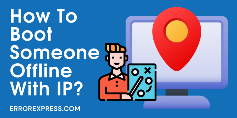 To Learn How To Boot Someone Offline With IP Address
