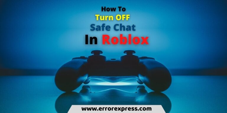 How to Turn OFF Safe Chat in Roblox