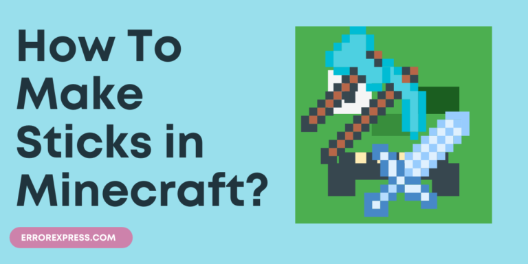 Feature Image for how to make sticks in Minecraft