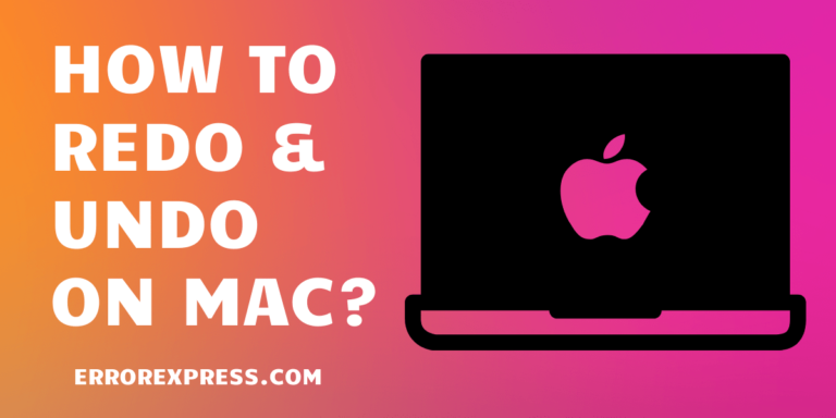 To Learn How To Redo on MAC/ How to Undo on MACOS