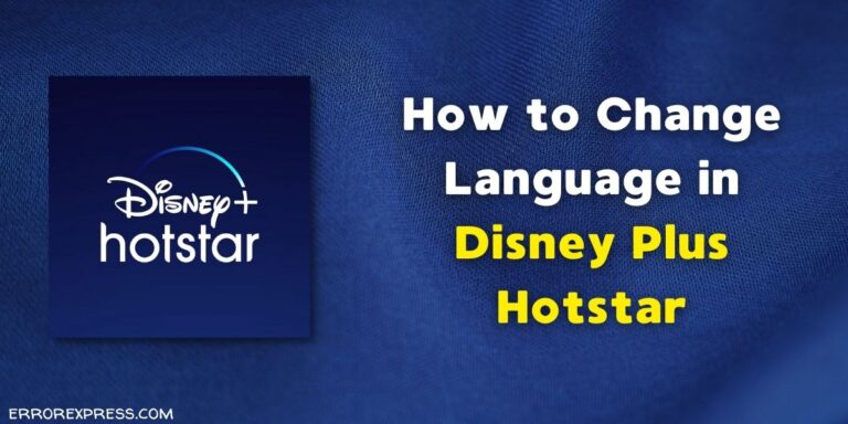 how to change the language on disney plus