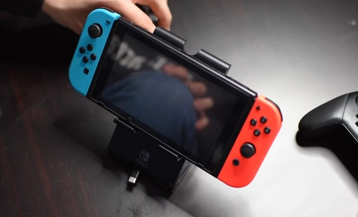 Nintendo switch on the Stand  Image