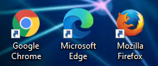 Web browsers on PC