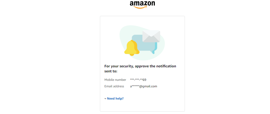 Amazon Secrity notification