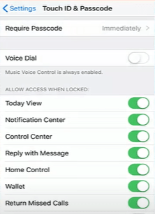 Turn Off the Voice Dial Screen