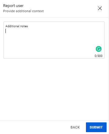 Fill the complaint field screen