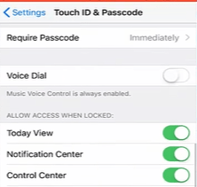 Turn Off Voice Dial in Siri App Screen