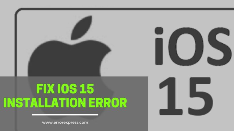 Fix ios 15 update error feature image for 4 Ways to Solve an Error Occurred Installing update iOS 15 | iPad/iPhone