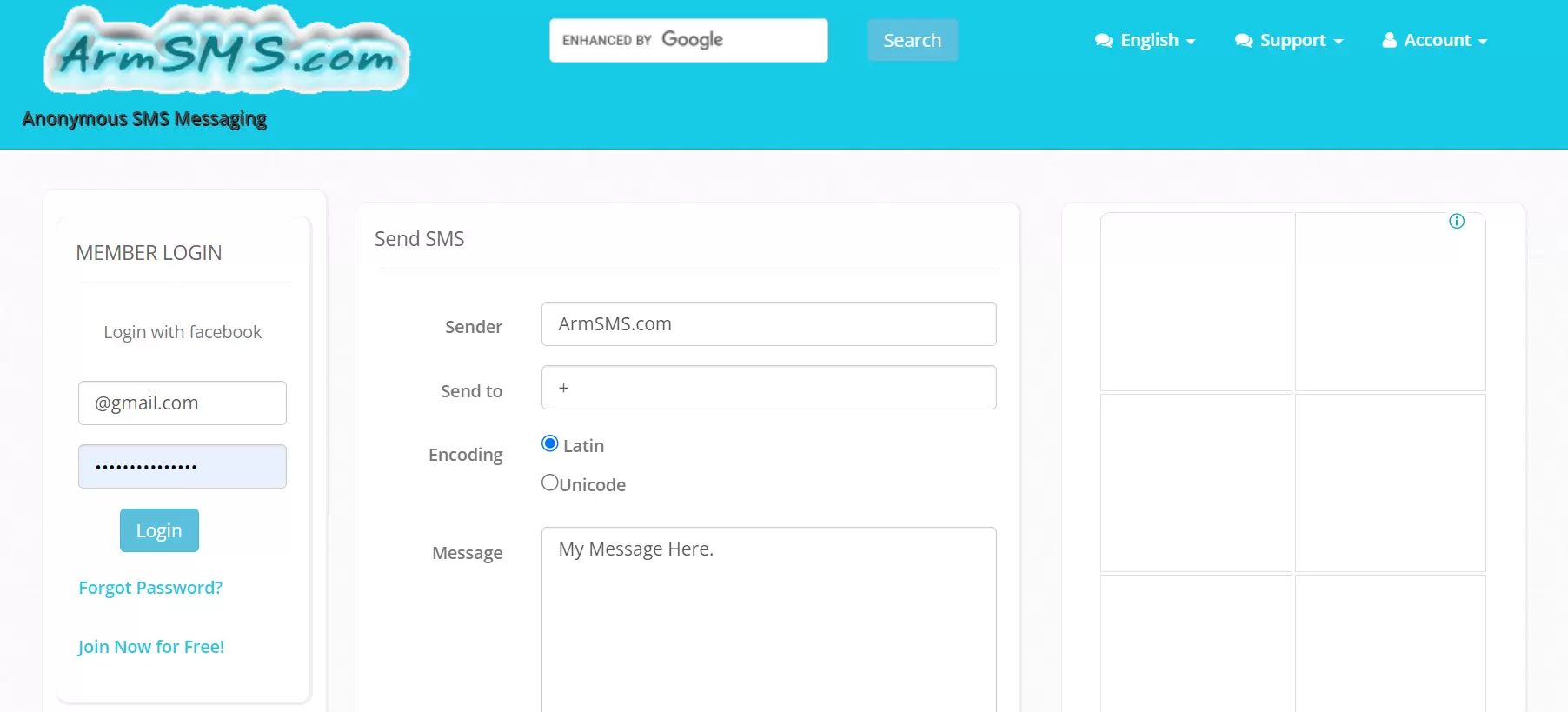 ArmSMS.com - How to spam someone phone number
