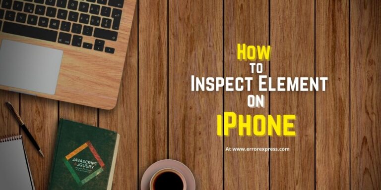 Feature image for how to inspect element on iphone