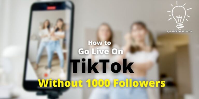 How to go live on TikTok without 1000 followers