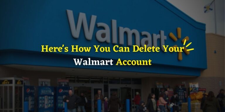 how to delete walmart account