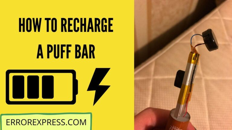 Feature image for How To Recharge a Puff Bar- Help Guide