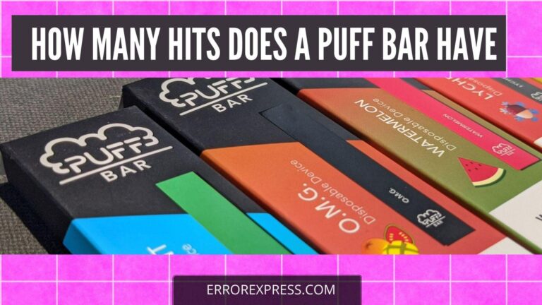 Feature Image For How Many Hits Does a Puff Bar Have & How many hits does a puff bar plus have