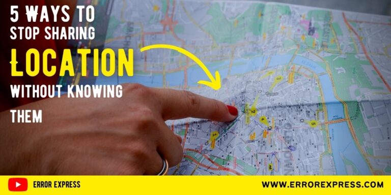 how to stop sharing location without them knowing